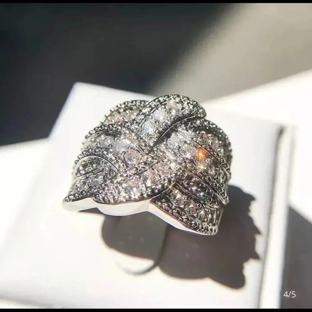 Luxury Big 925 Sterling silver Rings NWB…